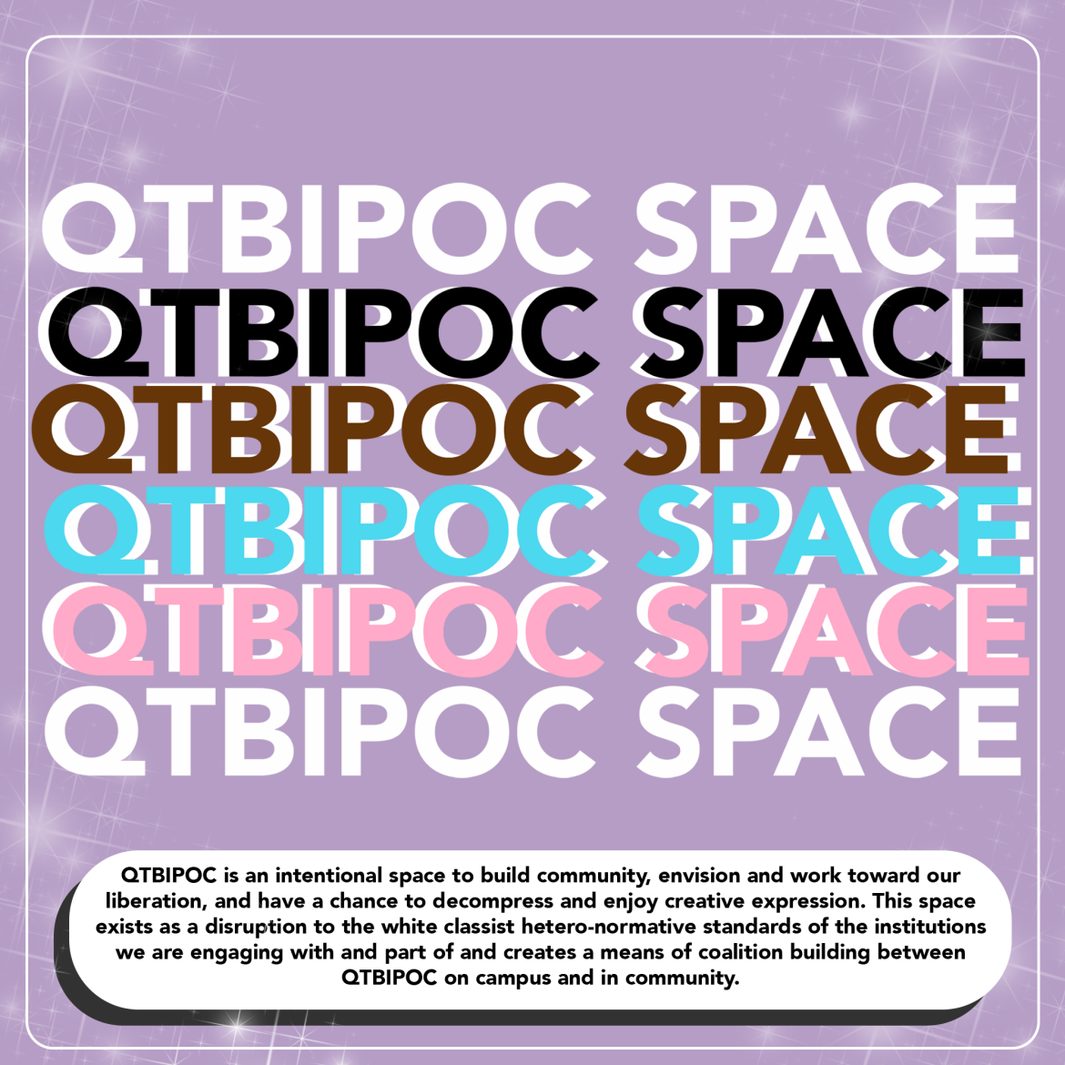 QTBIPOC Space Graphic